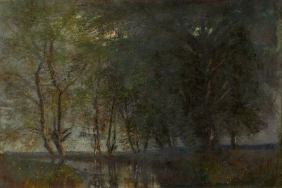 Alberi vicino al Váh da Laszlo Mednyanszky
